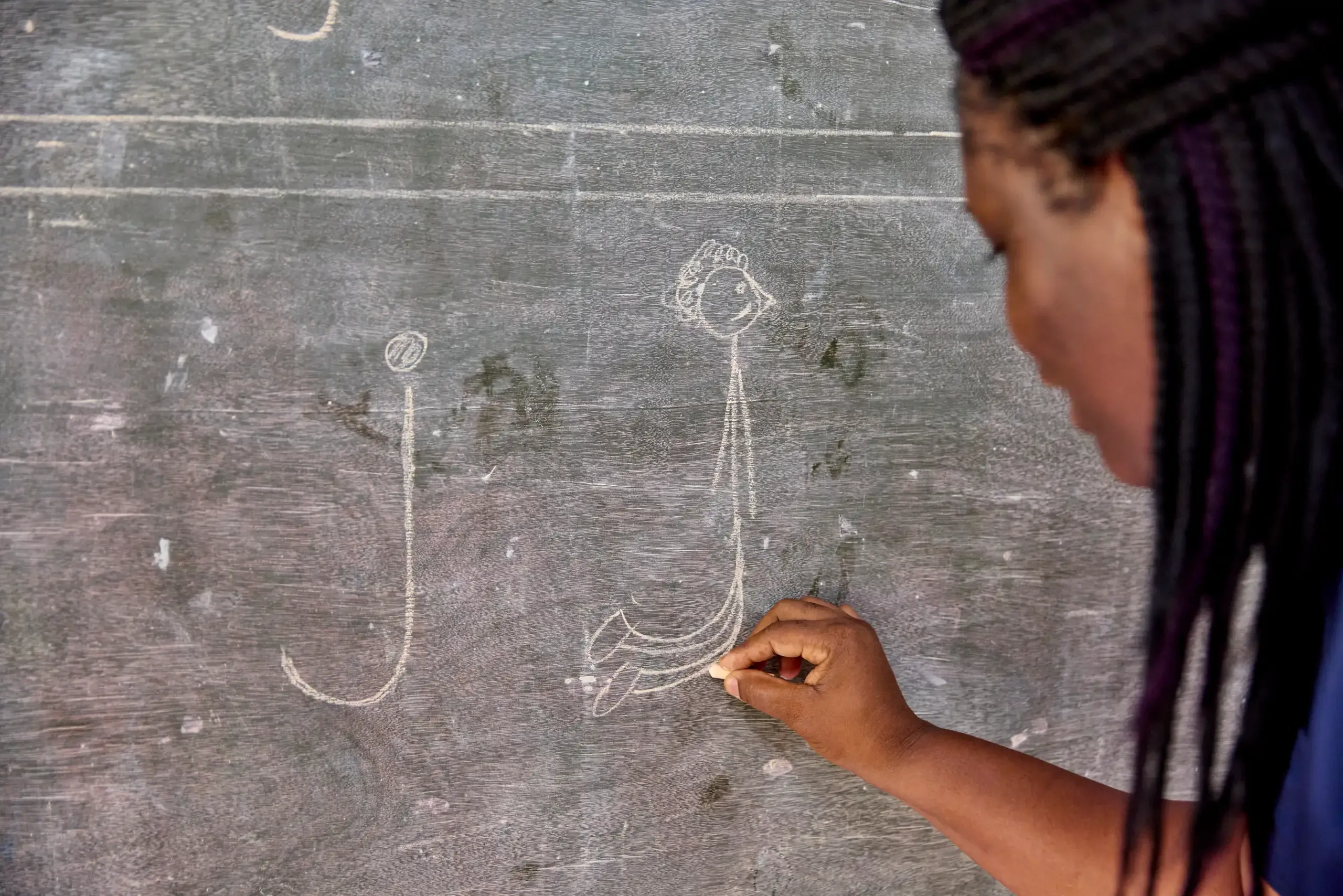 Jumpstart logo on blackboard