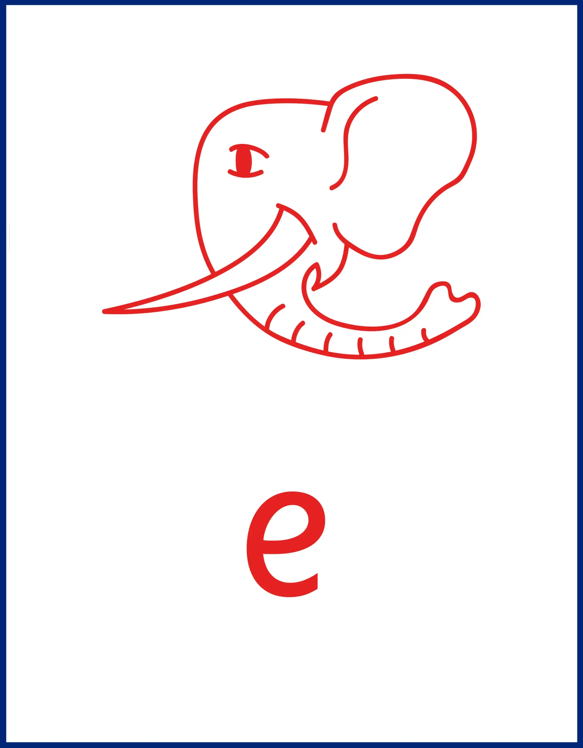 Jumpstart alphabet e